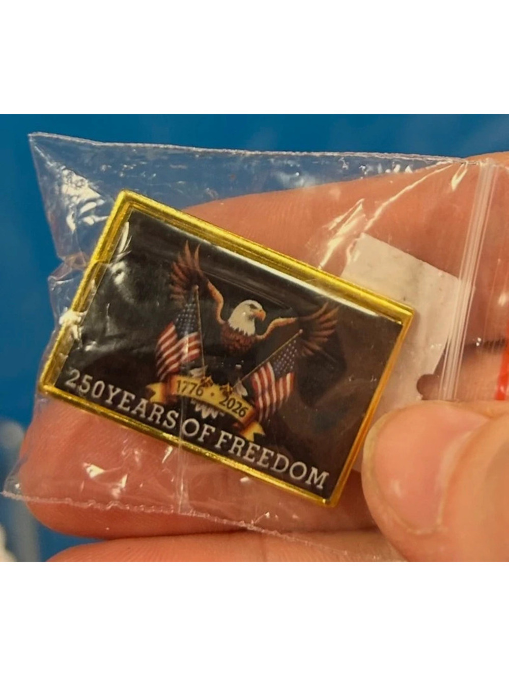 250th anniversary pin